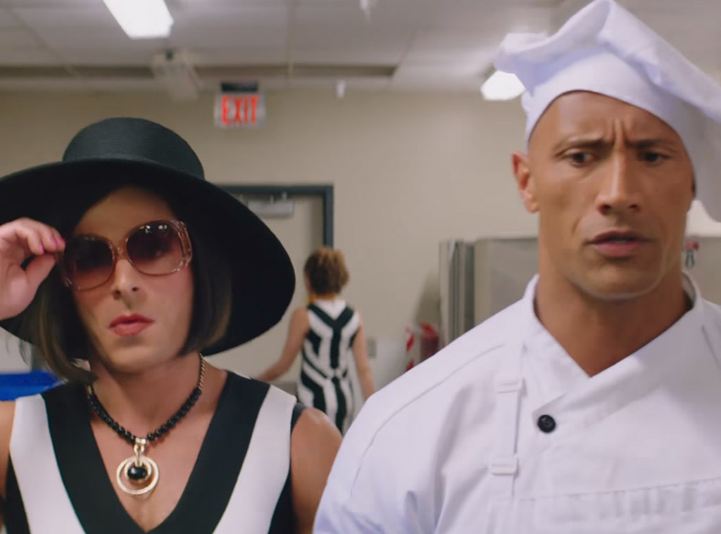 Zac Efron, Dwayne Johnson, The Rock, Baywatch Zac Efron, Dwayne Johnson, The Rock, Baywatch